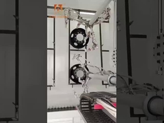 Demir Altyapısı Otomatik Toz Kaplama Boya Liniyası Tekdüze Kaplama ile