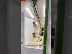 16 PCS dokunmatik ekran otomatik elektrostatik püskürtme tozu kaplama sistemi