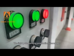 Otomatik Toz Kaplama Sistemi Özel Renkli Demir Altyapı Bisiklet Çerçeveleri İçin