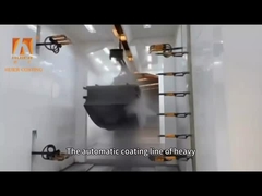 Otomatik dokunmatik ekran yatay toz kaplama hattı 16 PCS standardı