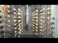 Farklı boya ve kaplama türleri için özelleştirilebilir elektrostatik boya hattı