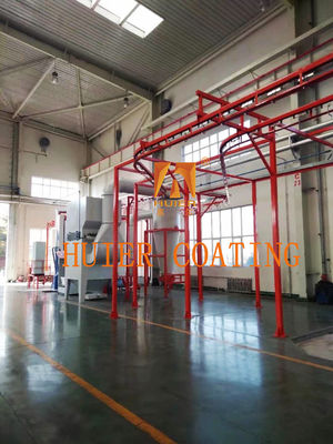 Otomatik dokunmatik ekran yatay toz kaplama hattı 16 PCS standardı