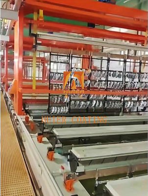 Aralıklı Mod ve Güvenlik Özellikleri ile PLC Denetimli Elektroplating Üretim hattı