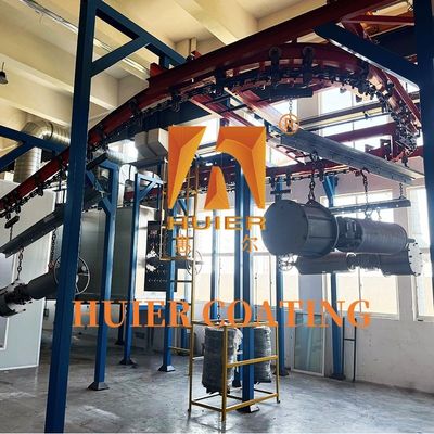 Valf Elektrostatik püskürtme boyama sistemi Büyük valf elektrostatik boyama hattı