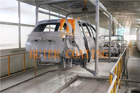 Temiz ve düzenli atölyesi için elektrostatik boya hattı